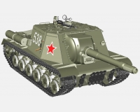 ИСУ-152 советская тяжелая САУ (комплектная модель) preview 2