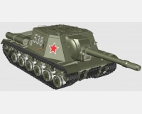 ИСУ-152 советская самоходная артиллерийская установка (модель) preview 1