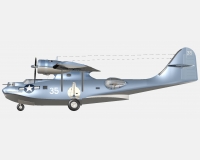 Каталина PBY-5A американский патрульный гидросамолет (комплектная модель) preview 1