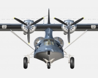 Каталина PBY-5A американский патрульный гидросамолет (комплектная модель) preview 3