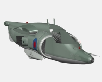Harrier GR.3 британский штурмовик ВВП (модель) preview 13