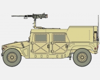 М998 американский армейский вездеход (комплектная модель) preview 6