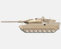 Leopard 2A6 немецкий основной боевой танк (модель) preview 11