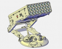 ТОС-1А российская тяжелая огнеметная система (модель) preview 9