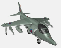 Harrier GR.3 британский штурмовик ВВП (комплектная модель)