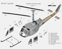 Bell UH-1 американский боевой вертолет