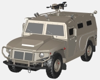 Газ 2330 Тигр российский многоцелевой автомобиль (комплектная модель) preview 1