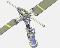 Bell UH-1 американский боевой вертолет (комплектная модель) preview 14