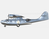Каталина PBY-5A американский патрульный гидросамолет (модель) preview 5