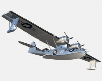 Catalina PBY-5A американский патрульный гидросамолет (модель) preview 3