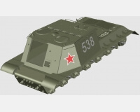 ИСУ-152 советская самоходная артиллерийская установка (модель) preview 6