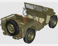 Виллис МБ американский армейский автомобиль (модель) preview 2