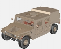 Хаммер М998 американский армейский вездеход (модель)