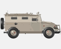 Газ 2330 Тигр российский многоцелевой автомобиль (модель) preview 7