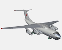 Ил-76ТД советский транспортно-десантный самолет (комплектная модель)