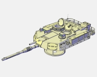 Abrams M1A2 американский основной боевой танк (модель) preview 12