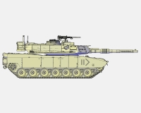 Abrams M1A2 американский основной боевой танк (комплектная модель) preview 5