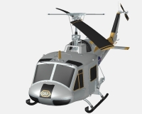 Bell UH-1 американский боевой вертолет (модель)