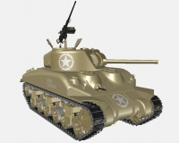 М4А1 Шерман американский средний танк (комплектная модель) preview 4