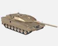 Leopard 2A6 немецкий основной боевой танк (модель) preview 14