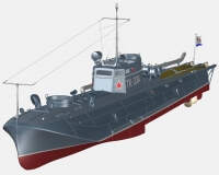 Г-5 советский торпедный катер (модель)