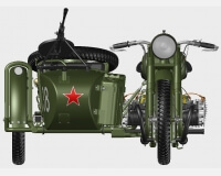 М-72 советский тяжелый мотоцикл (комплектная модель) preview 6