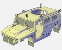 Газ 2330 Тигр российский многоцелевой автомобиль (комплектная модель) preview 9