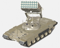 ТОС-1А российская тяжелая огнеметная система (модель)