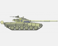 Т-72Б советский основной танк (комплектная модель) preview 5