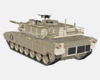 Abrams M1A2 американский основной боевой танк (комплектная модель) preview 2
