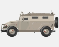 Газ 2330 Тигр российский многоцелевой автомобиль (модель) preview 5