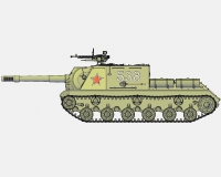 ИСУ-152 советская тяжелая САУ (комплектная модель) preview 6