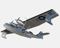 Catalina PBY-5A американский патрульный гидросамолет (модель) preview 2