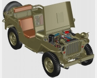 Виллис МБ американский армейский автомобиль (модель) preview 3