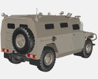 Газ 2330 Тигр российский многоцелевой автомобиль (модель) preview 2