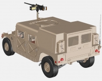 М998 американский армейский вездеход (комплектная модель) preview 4