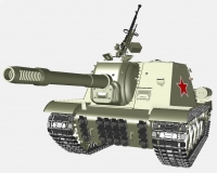 ИСУ-152 советская тяжелая САУ (комплектная модель) preview 5