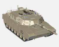 Abrams M1A2 американский основной боевой танк (комплектная модель)