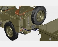 Виллис МБ американский армейский автомобиль (комплектная модель) preview 4