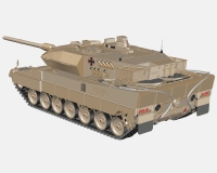 Leopard 2A6 немецкий основной боевой танк (модель) preview 13