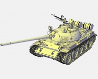 Т-55 советский средний танк (комплектная модель) preview 2