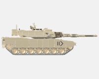 Abrams M1A2 американский основной боевой танк (модель) preview 5