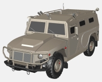 Газ 2330 Тигр российский многоцелевой автомобиль (модель)