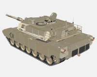 Abrams M1A2 американский основной боевой танк (модель) preview 2