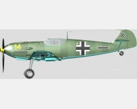 Мессершмитт Bf.109E-3 немецкий истребитель времен Второй мировой войны (модель) preview 4