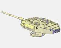 Leopard 2A6 немецкий основной боевой танк (модель) preview 3