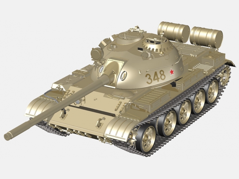 Т-55 советский средний танк (модель)