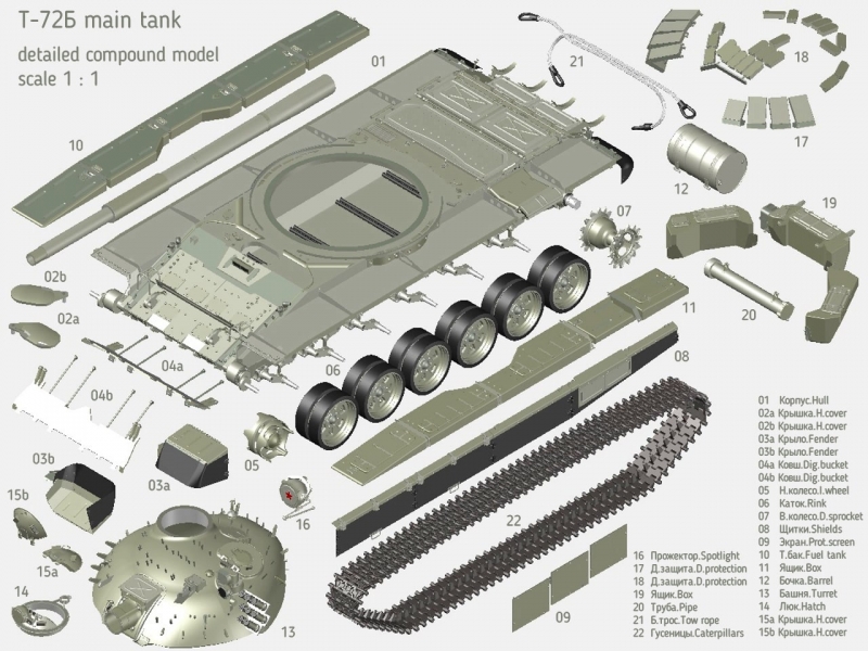Т-72Б советский основной танк