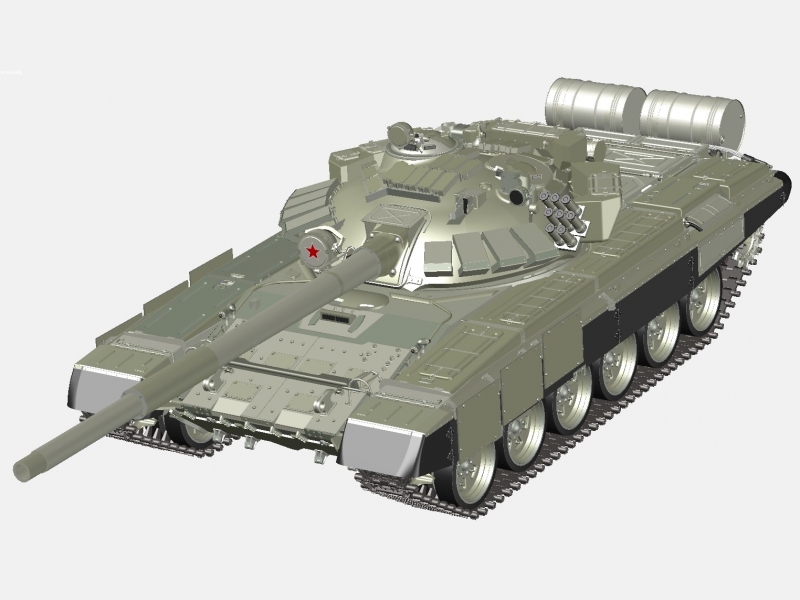 Т-72Б советский основной танк (модель)