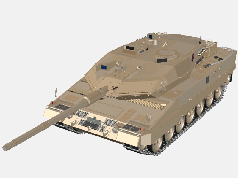 Leopard 2A6 немецкий основной боевой танк (модель)